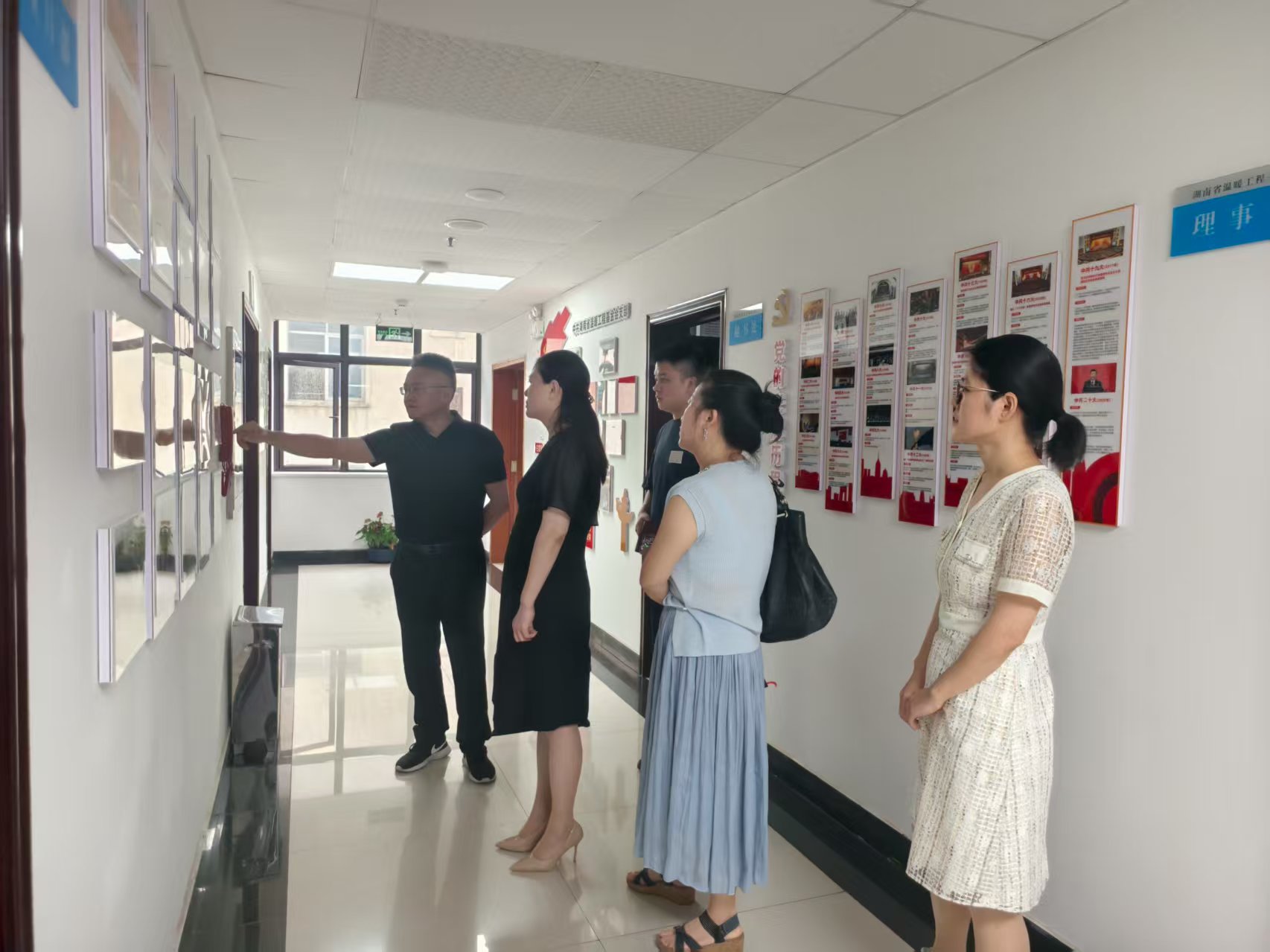 致公党省委会社会服务处负责人蔡滔一行到访