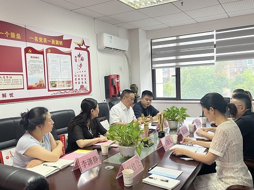 致公党省委会社会服务处负责人蔡滔一行到访